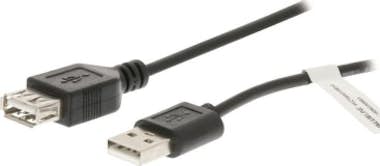 Valueline Cable de Extensión USB 2.0 A Macho - A Hembra Negr