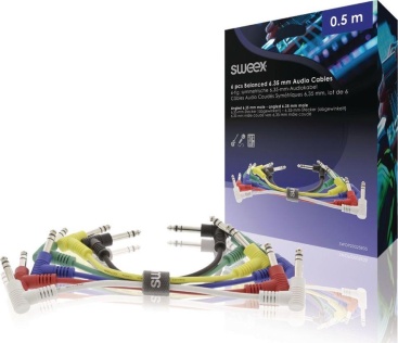 Sweex Cable de Audio Estéreo de 6,35 mm - Macho de 6,35