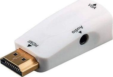 GooBay Goobay HDMI - VGA/3.5mm, M/F VGA + 3.5mm Blanco