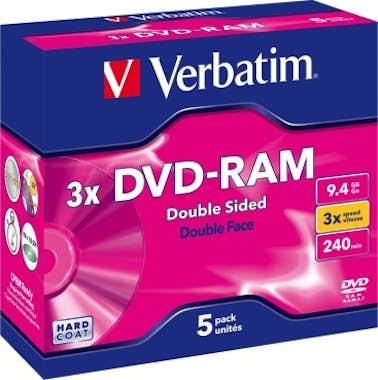 Verbatim Verbatim 43493 DVD en blanco 9,4 GB DVD-RAM 5 piez
