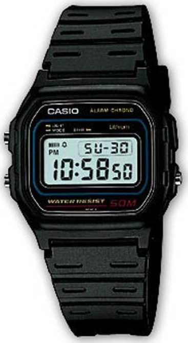 Casio W-59-1VQES reloj Electrónico Reloj de pulser