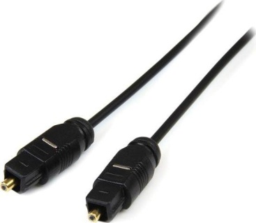 StarTech.com Cable 4,5m TosLink Audio Digital Óptico SPDIF Delgado - Negro