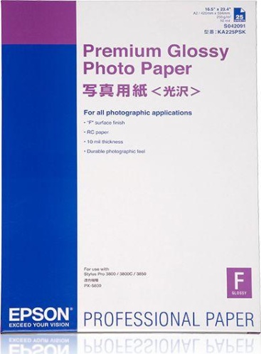 Epson Epson Premium Glossy Photo Paper, DIN A2, 255 g/m²