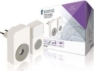 König König SAS-WDB301 kit de timbre Gris, Blanco