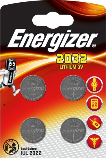 Energizer CR2032 batería no-recargable Litio 3 V