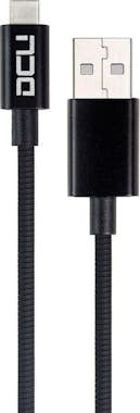DCU Tecnologic Dcu Cable Negro Conexión USB a Tipo c 3.1 Carga y