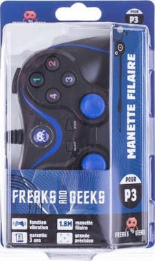 Freaks & Geeks Mando Con Cable Negro/Azul Freaks& Geeks Ps3