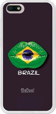 BeCool BeCool Funda Gel Honor 7S Bandera labios Brasil
