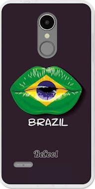 BeCool BeCool Funda Gel LG K9 Bandera labios Brasil