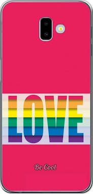 BeCool Funda silicona Samsung J6 Plus - Becool Love Color