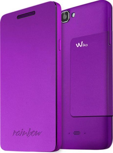 Wiko 92271 funda para teléfono móvil Libro Púrpura