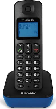 Thomson Thomson TH-025D Teléfono DECT Negro, Azul Identifi