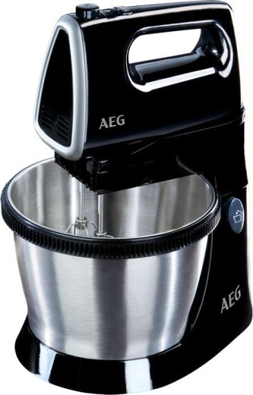 AEG SM3300 Batidora de mano Negro, Plata 350 W