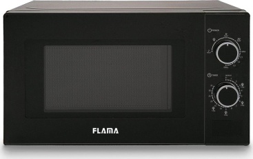 Generica Flama 1888FL microondas Encimera 20 L 700 W Negro