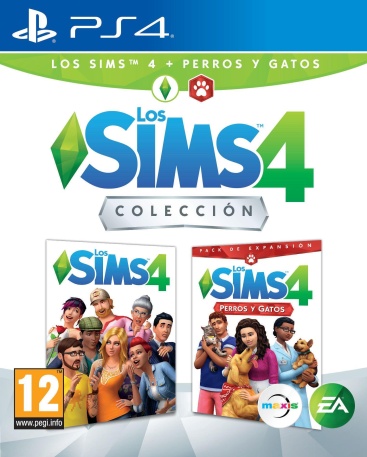 EA Games Los Sims 4 + Perros y Gatos Pack Expansion (PS4)