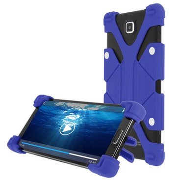 Avizar Carcasa Smartphones de 4.7'' a 5.3'' Universal Bumper Función soporte - Azul