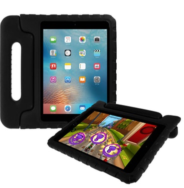 Avizar Carcasa protectora iPad 9,7 Especial para niños con asa antideslizante Negra