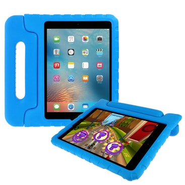 Avizar Carcasa protectora iPad 9,7 Especial para niños con asa antideslizante Azul