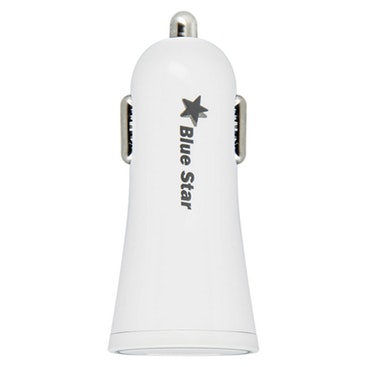 Blue Star Cargador para coche con puerto USB 2A Blanco - Bluestar