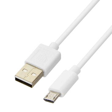 Inkax Cable USB a Micro-USB 2.1A 1 metro Blanco