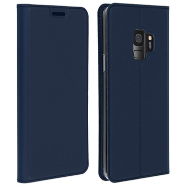 Funda Samsung Galaxy s9 libro billetera con cierre – azul oscuro dux ducis