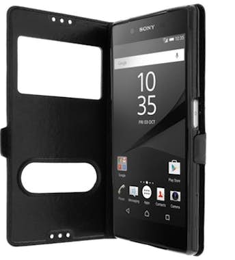 Avizar Funda Sony Xperia Z5 libro con doble ventana Carca