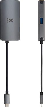 Xtorm Adaptador HUB USB tipo C a HDMI, USB 3.0, USB tipo