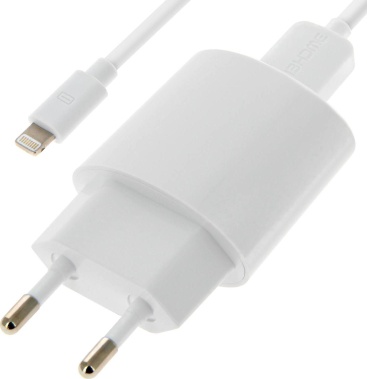 Avizar Cargador USB1A Universal + cable lightning - Blanc