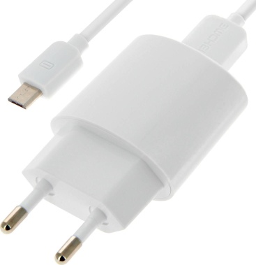 Avizar Cargador USB 1A Universal + cable micro-USB - Blan