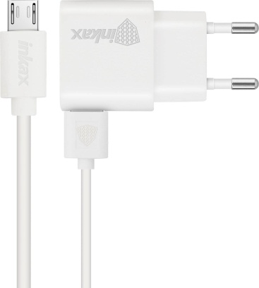 Inkax Cargador + Cable USB Smartphone 1A Inkax - Blanco