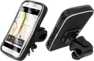 Bigben Connected Soporte de smartphone 3.5 a 5.5 pulgadas para bicicleta color negro bicimoto impermeable 35 55 360º 69