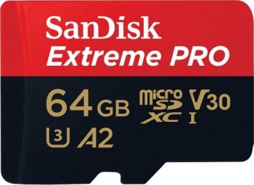 SanDisk Sandisk 64GB Extreme Pro microSDXC memoria flash C