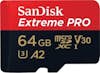 SanDisk Sandisk 64GB Extreme Pro microSDXC memoria flash C