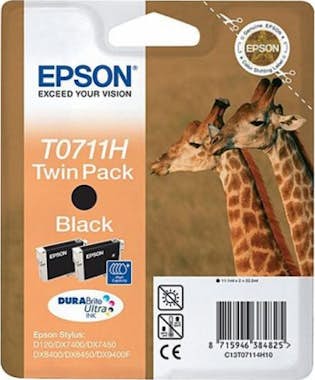 Epson T0711 Twin Pack (Negro)