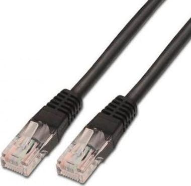 LTD Cable Red Utp Cat5e Rj45 Aisens 0,5m Negro