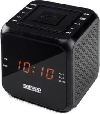 Daewoo Radio Despertador Dcr-450 Negro