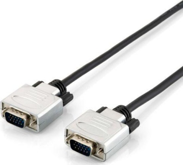 Equip Cable Svga 3coax Macho - Macho 3m Hq Carcasas Meta