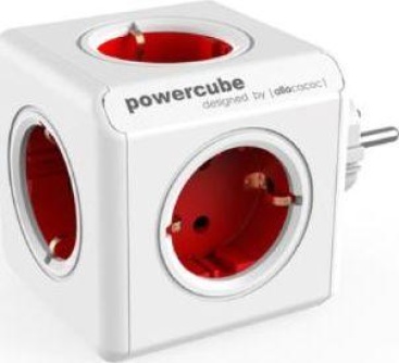 LTD Regleta Powercube Original Con 5 Tomas Rojas Forma