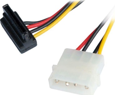 Nanocable Cable Sata Alimentacion Acodado 5.25''(molex 4pin)