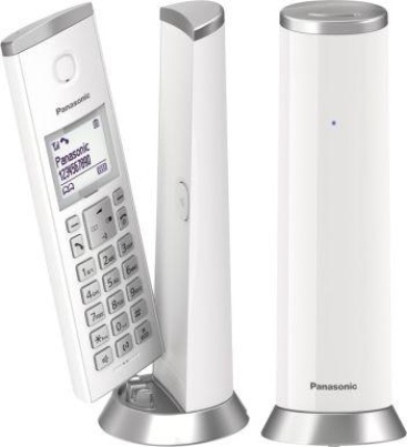 Panasonic TELEFONO DECT DUO VERTICAL KX-TGK212SPW BLANCO