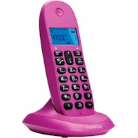 Motorola Tel??fono Inal??mbrico C1001 - Cereza