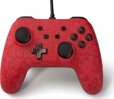 Nintendo Mando Switch Core Plus Con Cable Mario (Licencia N