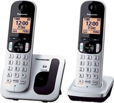 Panasonic Inalambrico Dect Duo Panasonic KX-TGC212SPB 1.6 M/