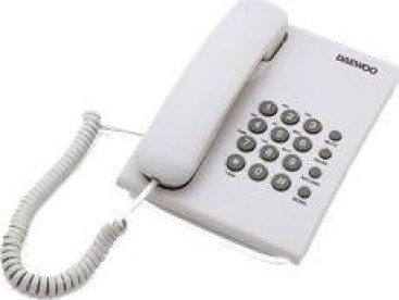 Dect Daewoo Dtc 215 – blanco fijo usar rellamada mute y volumen ajustable color telefono sobremesa dtc215