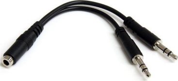 StarTech.com Startech.com Adaptador Divisor De Auriculares 2x M