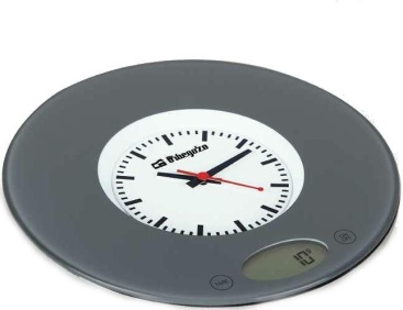 Báscula De Cocina orbegozo pc 1005 display digital sensor capacidad 3 kg incorpora reloj pc1005