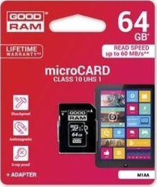 Universal tarjeta de memoria microSD Goodram - 64GB