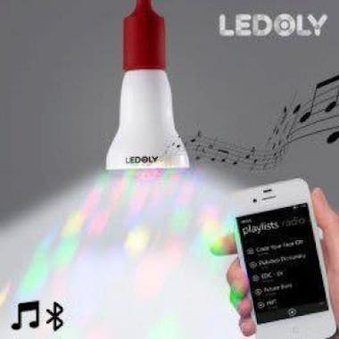 InnovaGoods Bombilla LED Multicolor Bluetooth con Altavoz Ledo