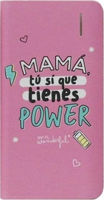 Powerbank Wonderful Mama 4000 mah 1 usb microusb rosa 4000mah 8436557689252 mrpwb031