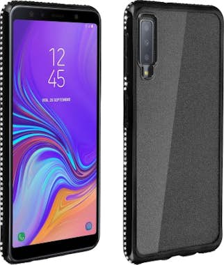 Avizar Carcasa Samsung Galaxy A7 2018 efecto purpurina -